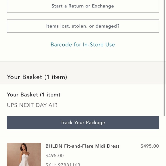 Elegant White Lace Fit-and-Flare Midi Dress - Picture 5 of 5